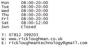 Opening Hours